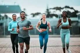 image of man and 3 women doing cardio exercise Horsham to help tone and remove fat from the body.