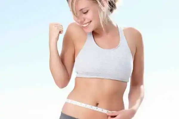 Image of woman happy with fat loss Horsham