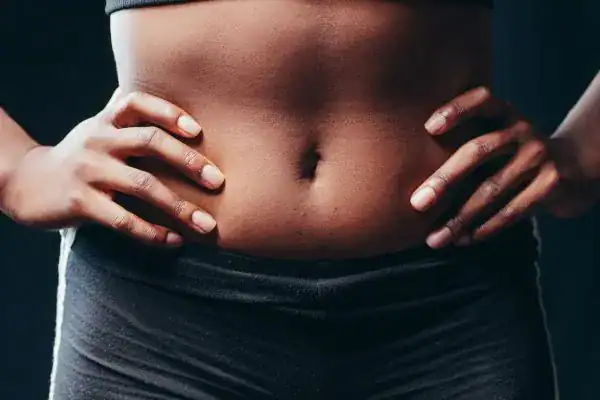 Image of a toned stomach after non surgical treatment Horsham